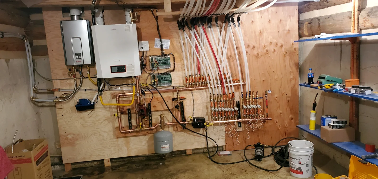 Wall-mounted heating boiler project execution in Colorado